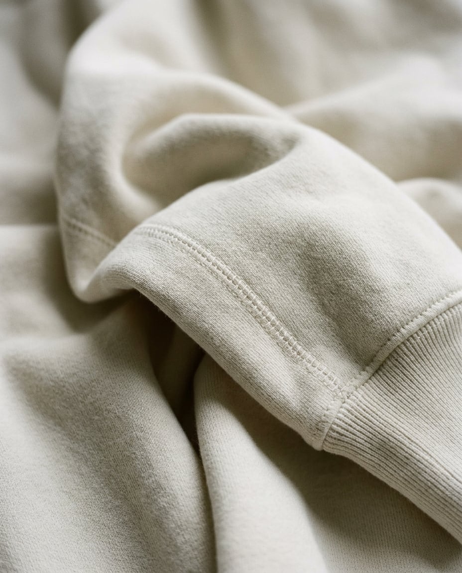 Worn Peace — close detail of premium heavyweight fabric